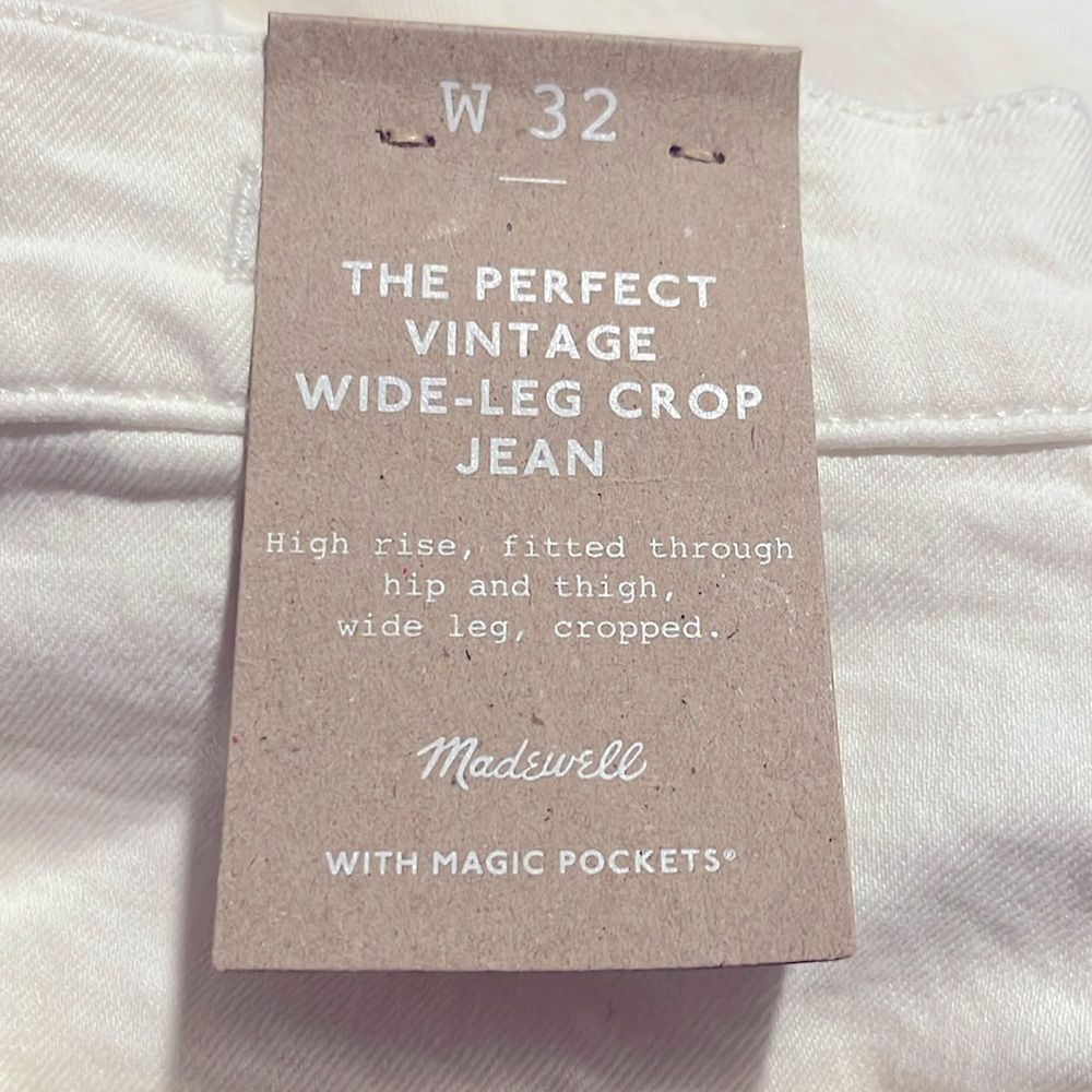 Madewell Women's High Rise Jeans - White - Picture 9 of 16
